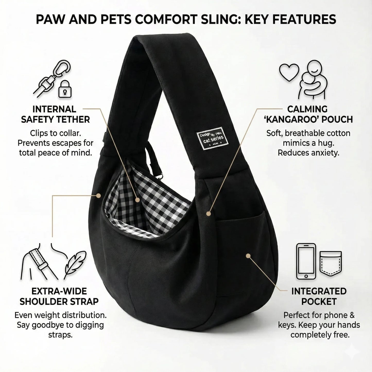 Rovio™ Safety Shoulder Pet Carrier