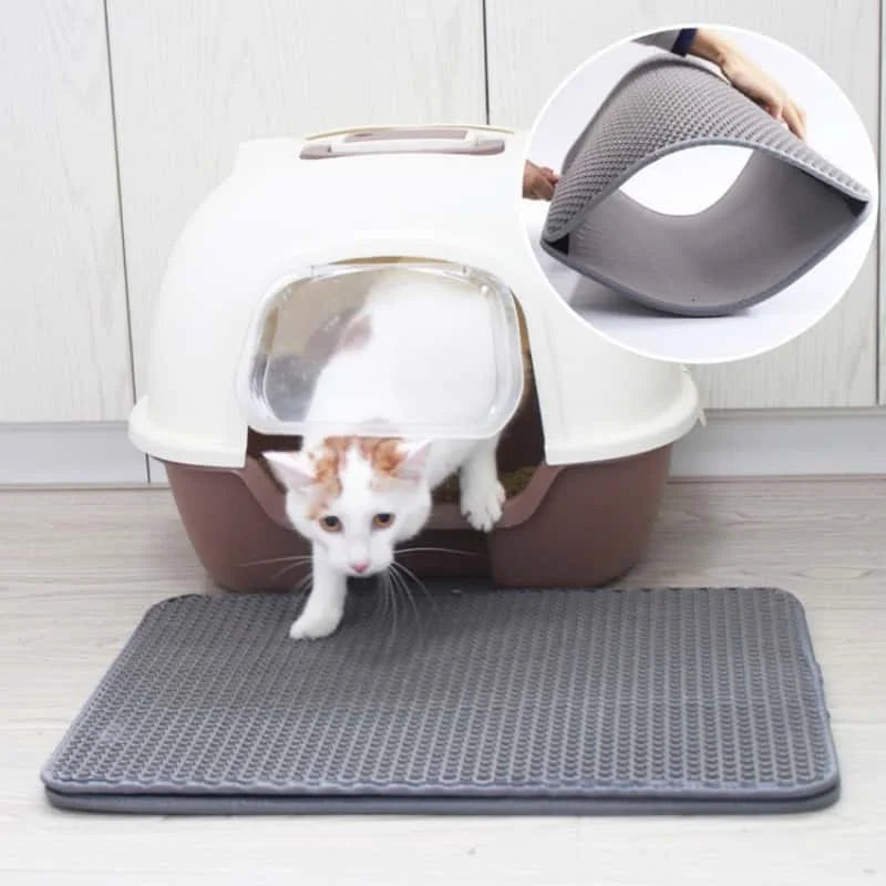 Rovio© Double-Layer Honeycomb Cat Litter Mat