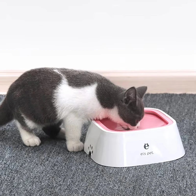 Rovio© Pet Water Fountain with Floating Plates| No Spill Dog Water Bowl
