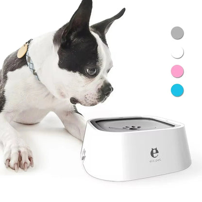 Rovio© Pet Water Fountain with Floating Plates| No Spill Dog Water Bowl