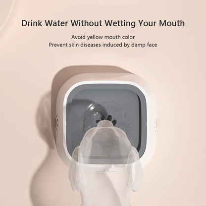 Rovio© Pet Water Fountain with Floating Plates| No Spill Dog Water Bowl