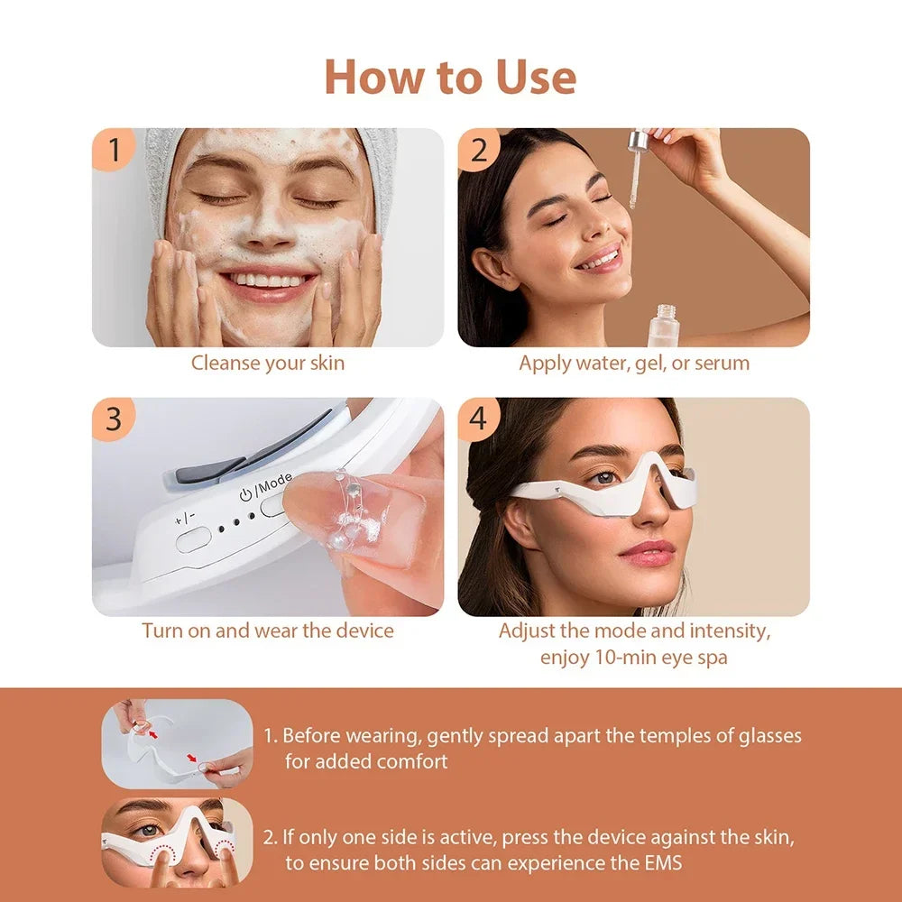 Rovio™ VisioSculpt - 2 in 1 Red Light Therapy + EMS For Eyebags Erasing
