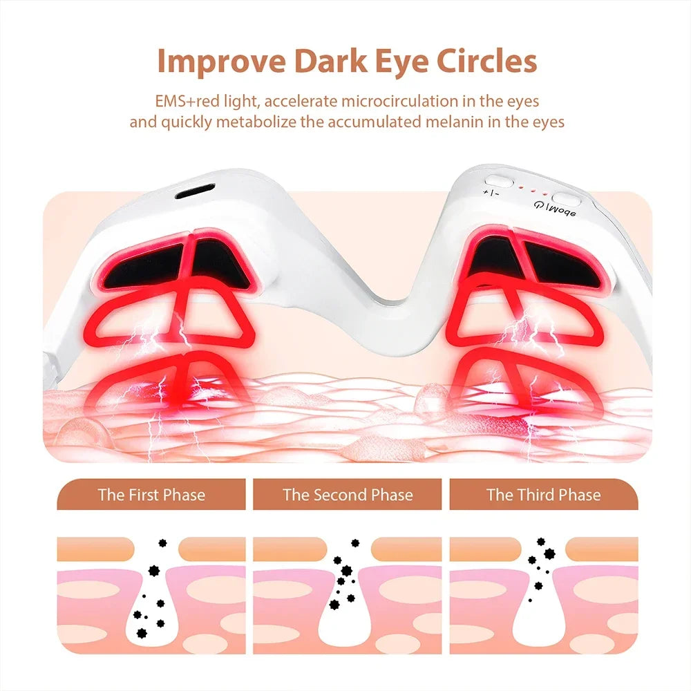 Rovio™ VisioSculpt - 2 in 1 Red Light Therapy + EMS For Eyebags Erasing