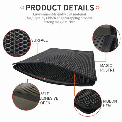 Rovio© Double-Layer Honeycomb Cat Litter Mat