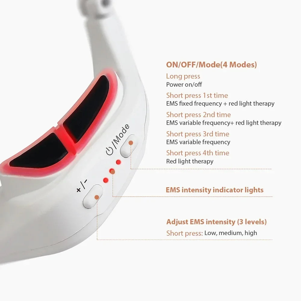 Rovio™ VisioSculpt - 2 in 1 Red Light Therapy + EMS For Eyebags Erasing