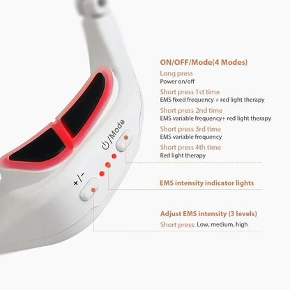 Rovio™ VisioSculpt - 2 in 1 Red Light Therapy + EMS For Eyebags Erasing