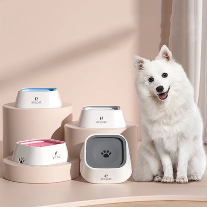 Rovio© Pet Water Fountain with Floating Plates| No Spill Dog Water Bowl