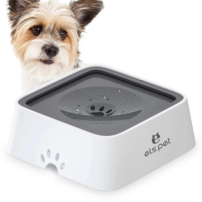 Rovio© Pet Water Fountain with Floating Plates| No Spill Dog Water Bowl
